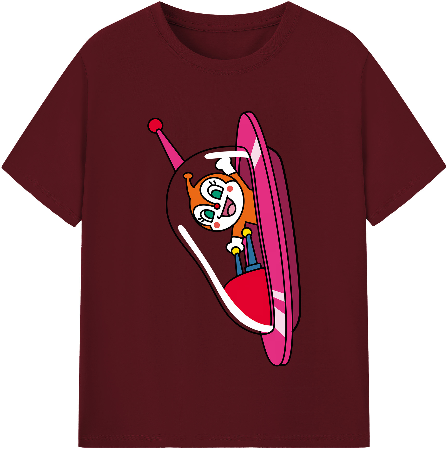 （画像用） アンパンマン Anpanman 綿100％半袖Tシャツ（フロントプリント）